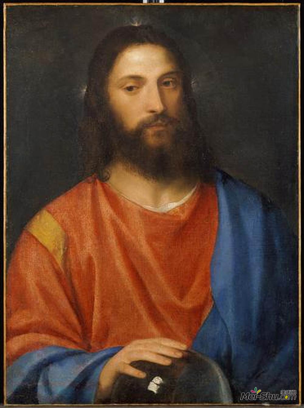 提香·韦切利奥(Titian)高清作品《基督与地球》