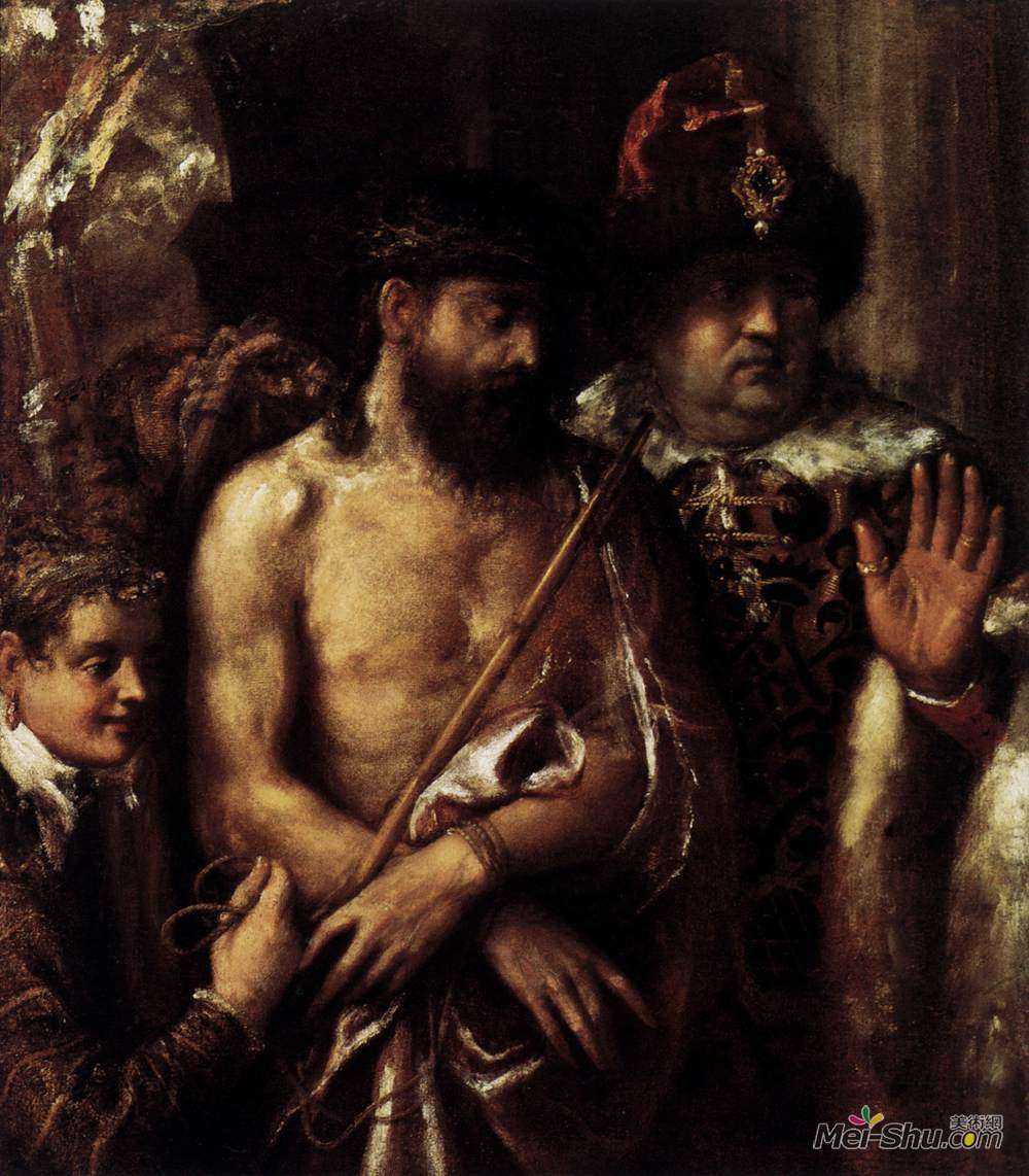 提香·韦切利奥(Titian)高清作品《嘲弄耶稣基督》