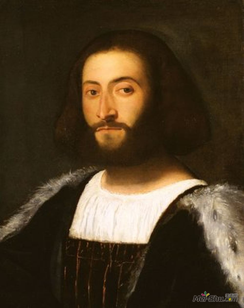 提香·韦切利奥(Titian)高清作品《男人肖像》