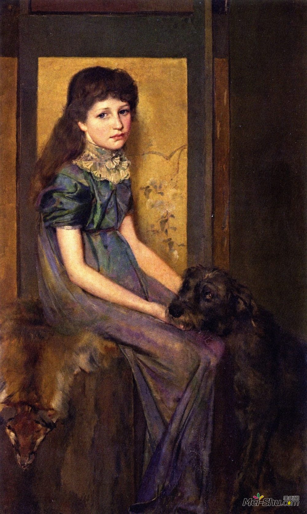 汤姆·罗伯茨(Tom Roberts)高清作品《蓝眼睛和布朗》