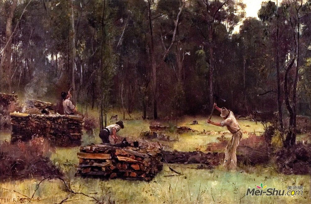 汤姆·罗伯茨(Tom Roberts)高清作品《劈木机》