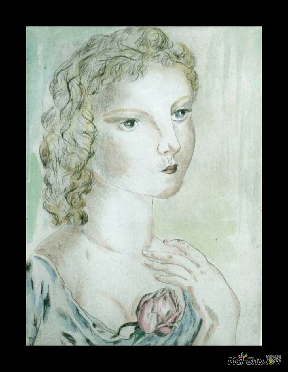 藤田嗣治(Tsuguharu Foujita)高清作品《女人的画像》