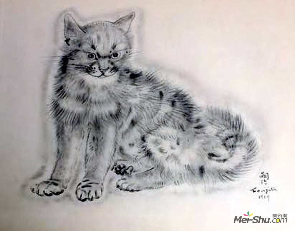 藤田嗣治(Tsuguharu Foujita)高清作品《一本猫的书》
