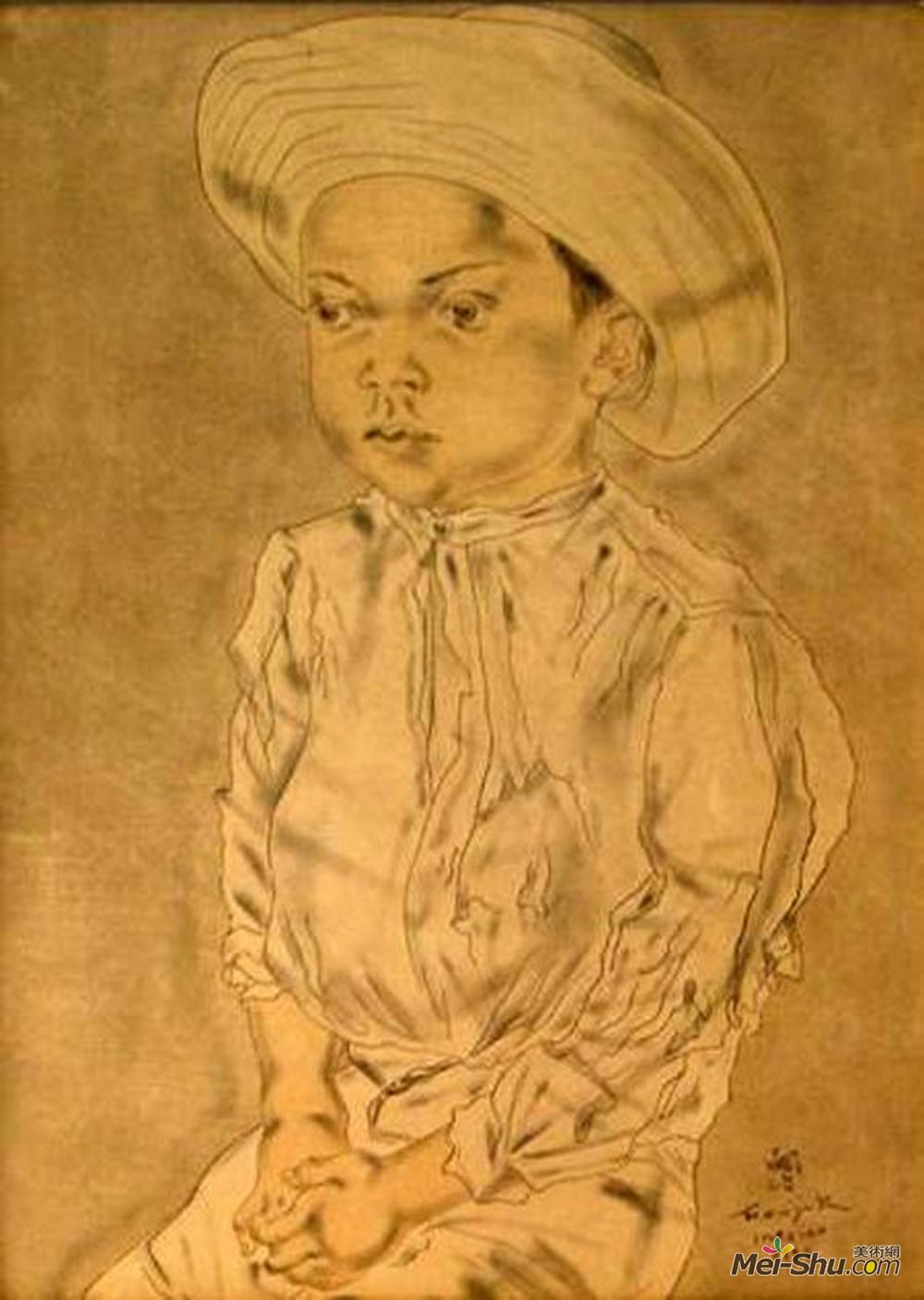 藤田嗣治(Tsuguharu Foujita)高清作品《胡安尼特》