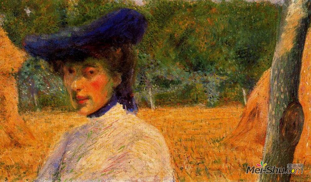 翁贝托·薄邱尼(Umberto Boccioni)高清作品《阿德里亚纳比西法布里》