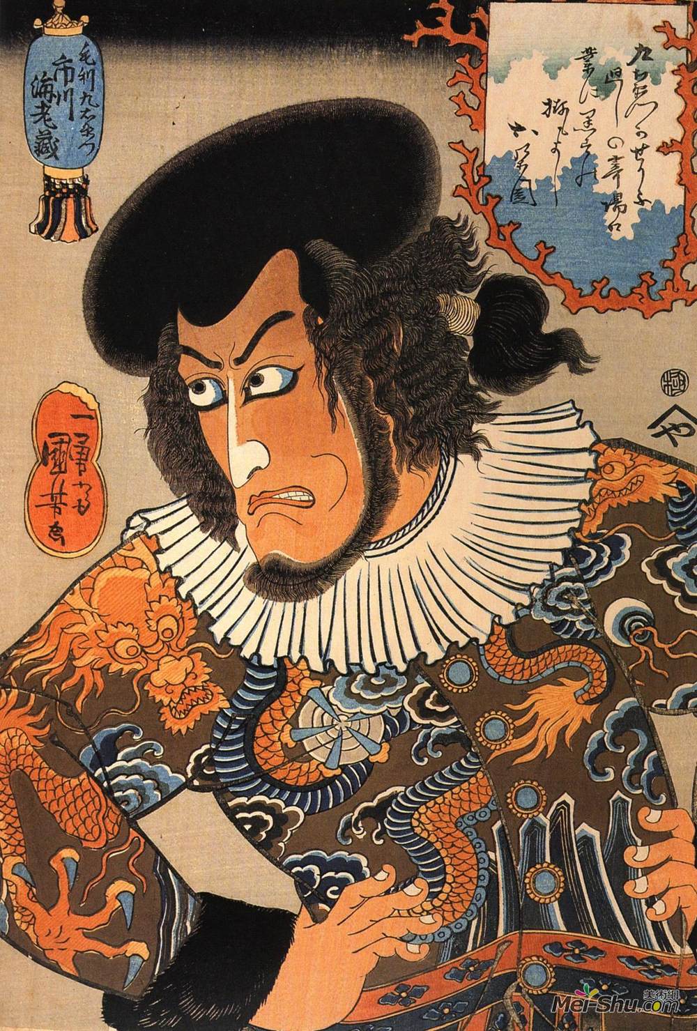 歌川国芳(Utagawa Kuniyoshi)高清作品《演员》