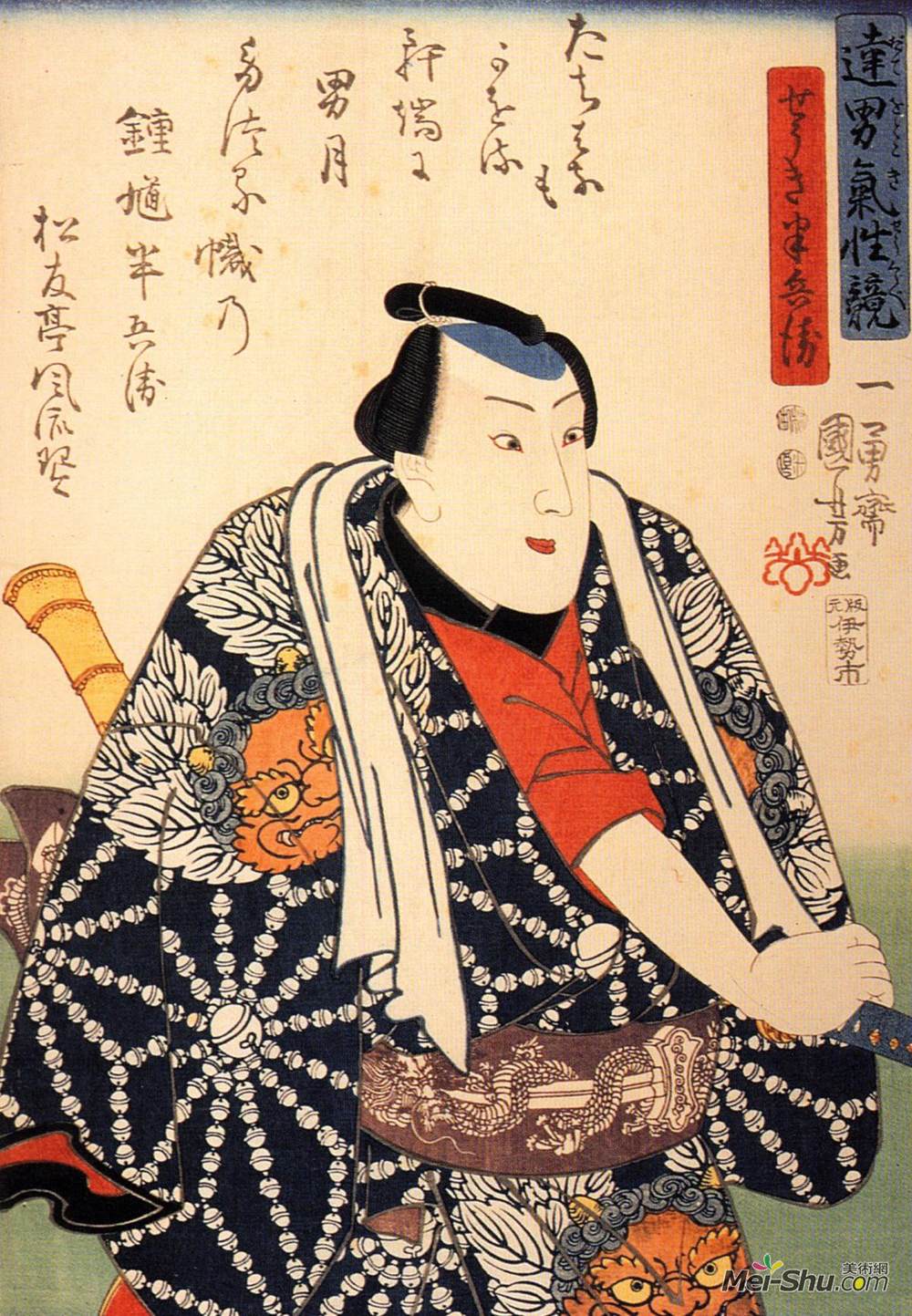 歌川国芳(Utagawa Kuniyoshi)高清作品《演员》