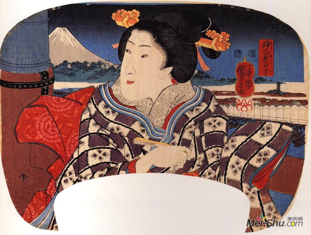 歌川国芳(Utagawa Kuniyoshi)高清作品《女人》