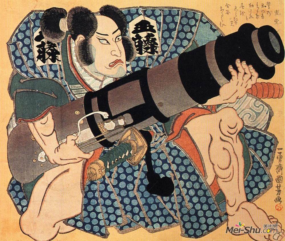 歌川国芳(Utagawa Kuniyoshi)高清作品《演员》