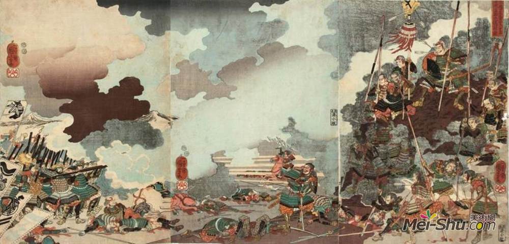 歌川国芳(Utagawa Kuniyoshi)高清作品《山本勘助》