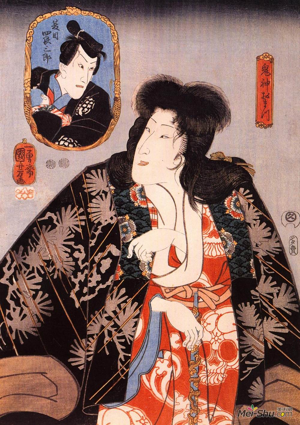 歌川国芳(Utagawa Kuniyoshi)高清作品《女性幻象》