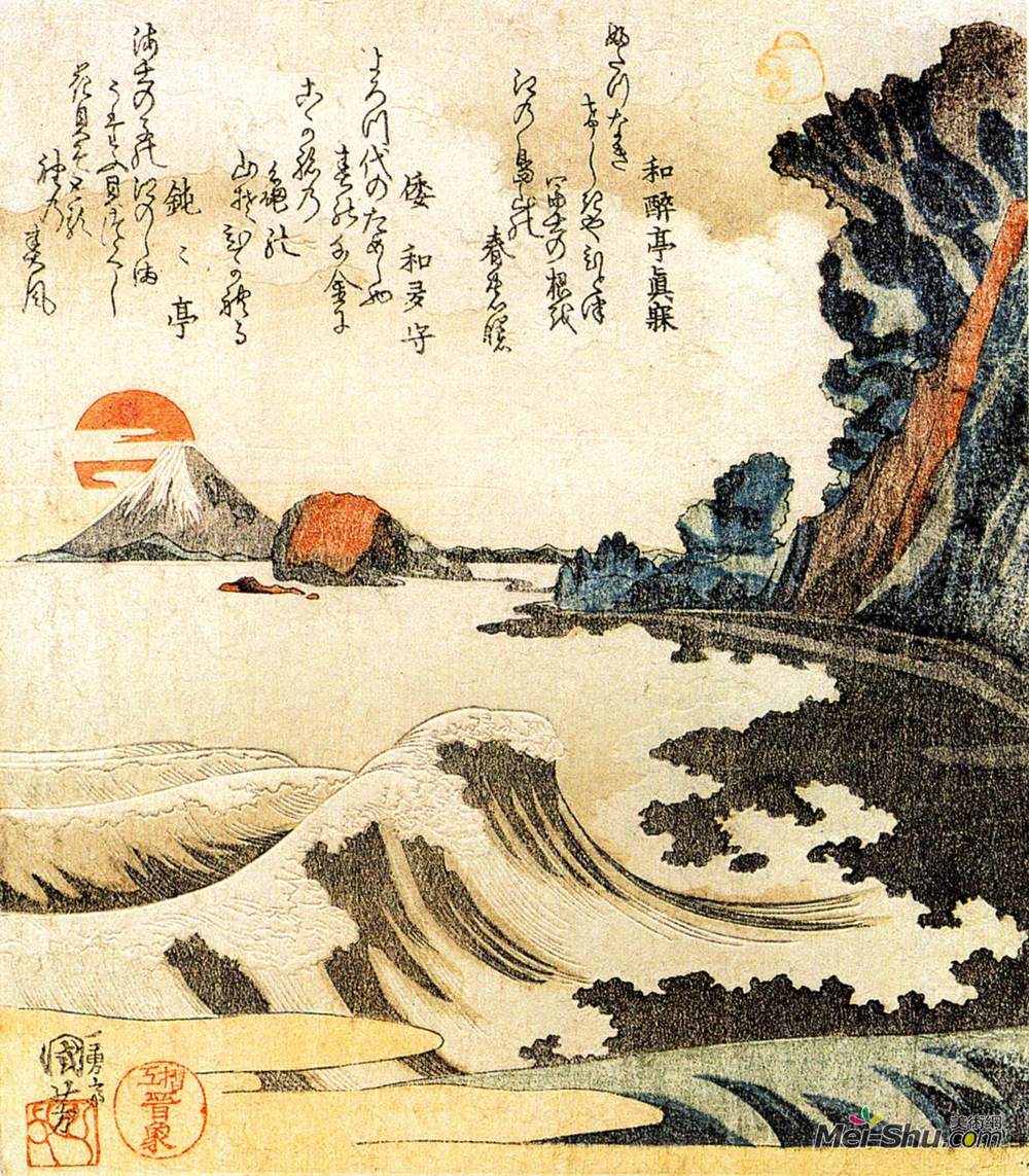 歌川国芳(Utagawa Kuniyoshi)高清作品《富士山观》