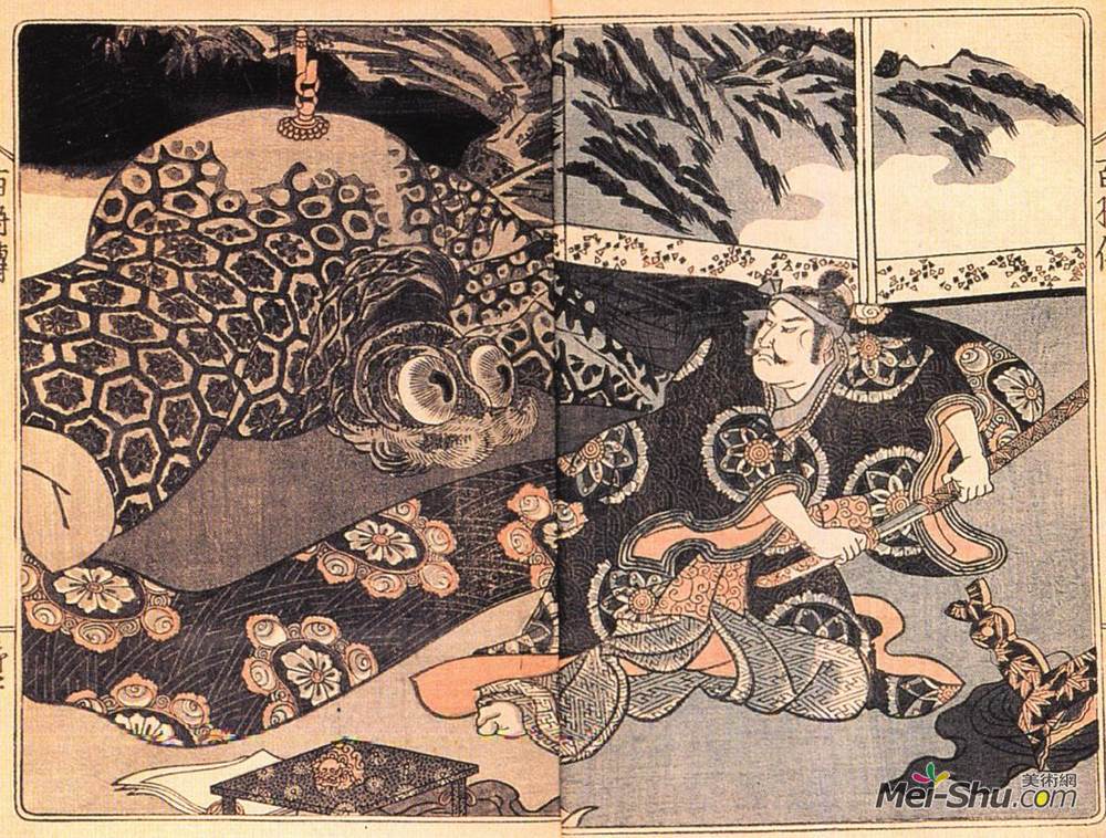 歌川国芳(Utagawa Kuniyoshi)高清作品《新版《一百将军生活》》