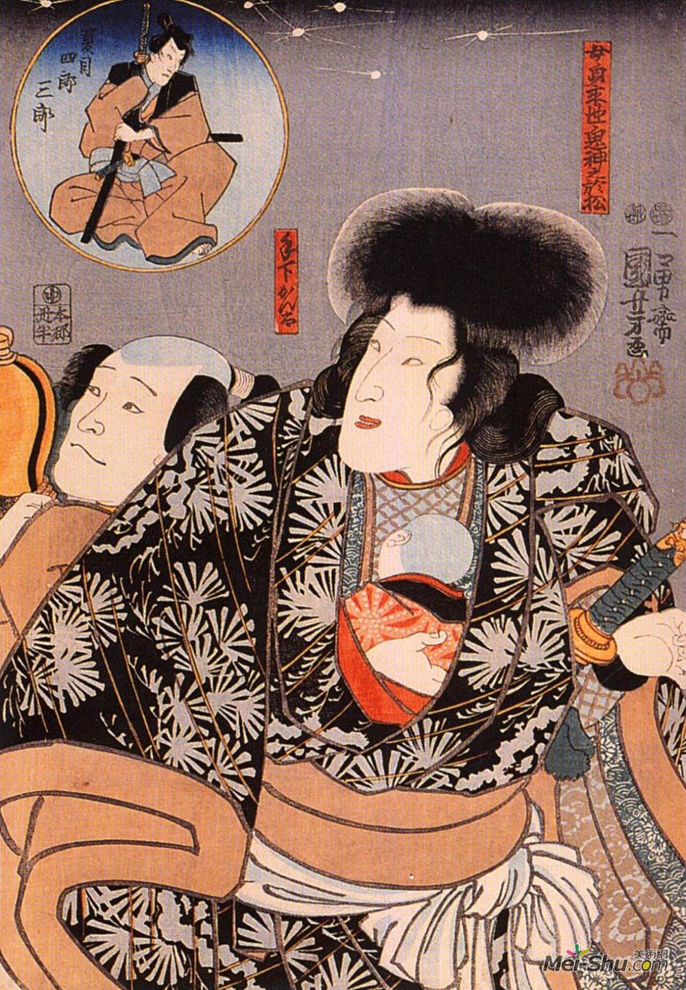 歌川国芳(Utagawa Kuniyoshi)高清作品《女性幻象》