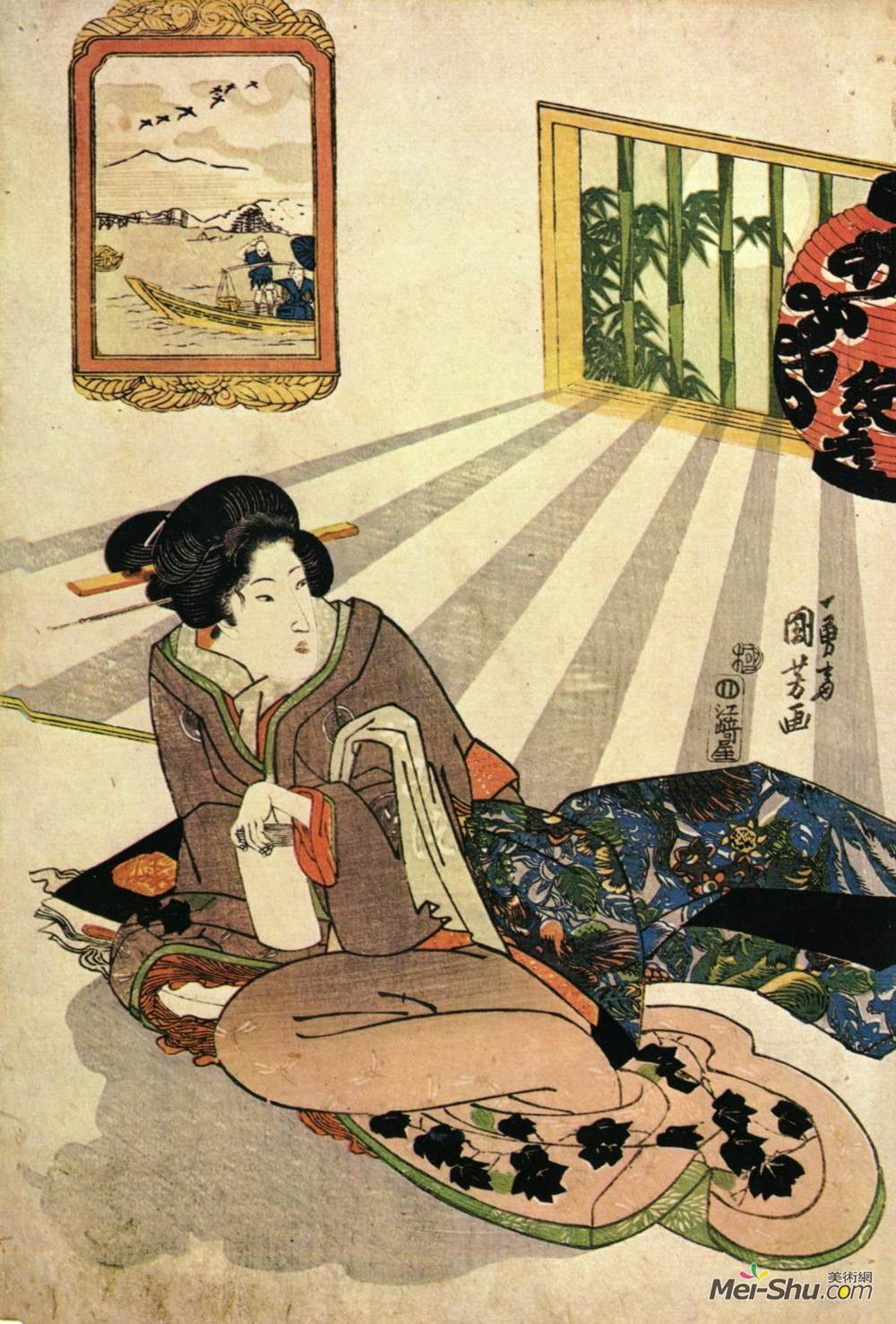 歌川国芳(Utagawa Kuniyoshi)高清作品《女人》