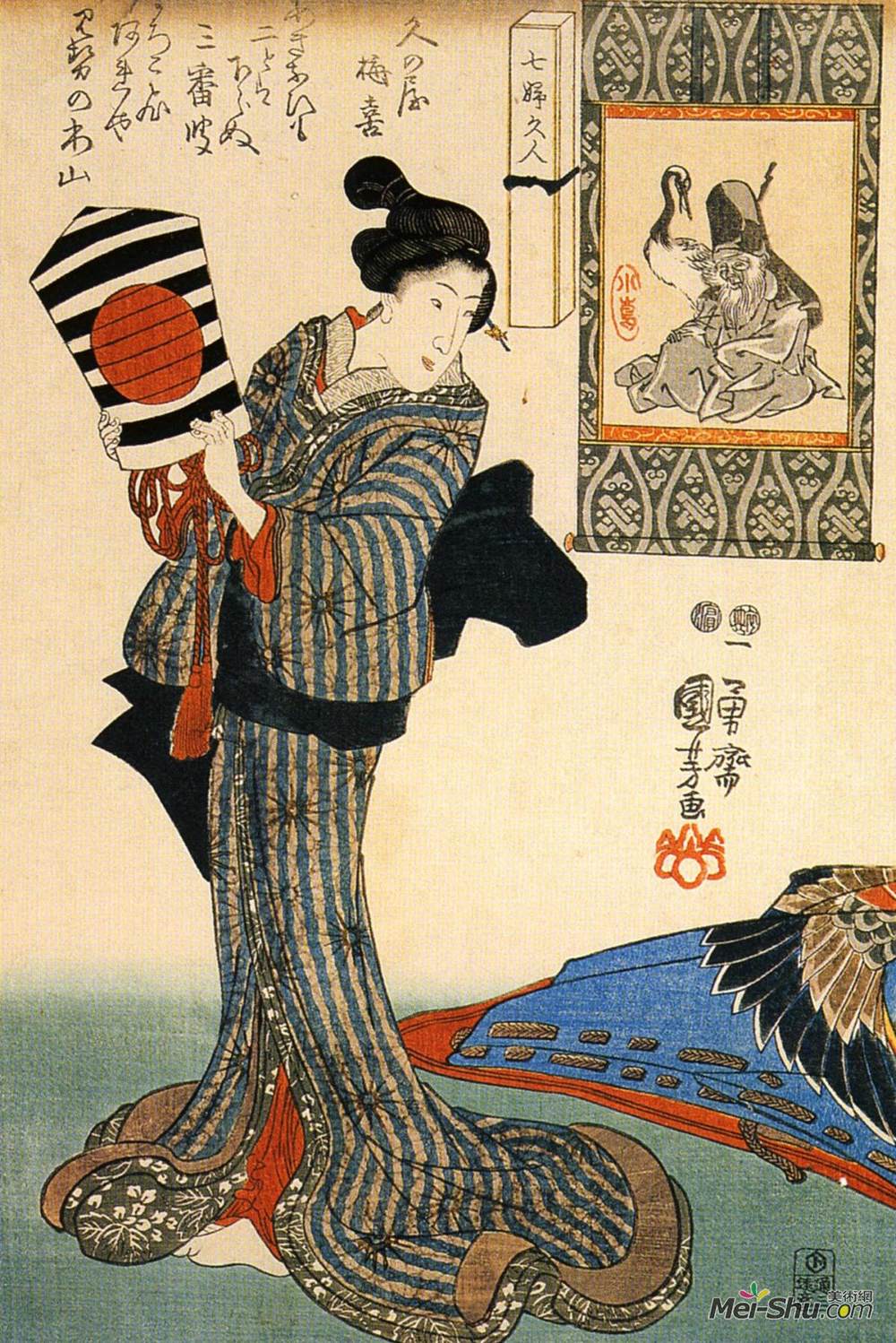 歌川国芳(Utagawa Kuniyoshi)高清作品《女人》