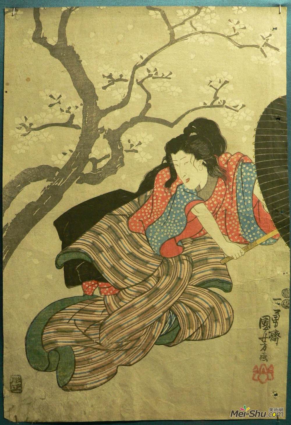 歌川国芳(Utagawa Kuniyoshi)高清作品《女武士》
