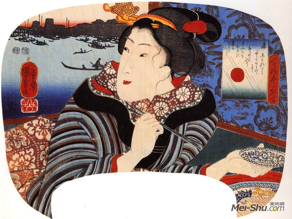 歌川国芳(Utagawa Kuniyoshi)高清作品《女人》