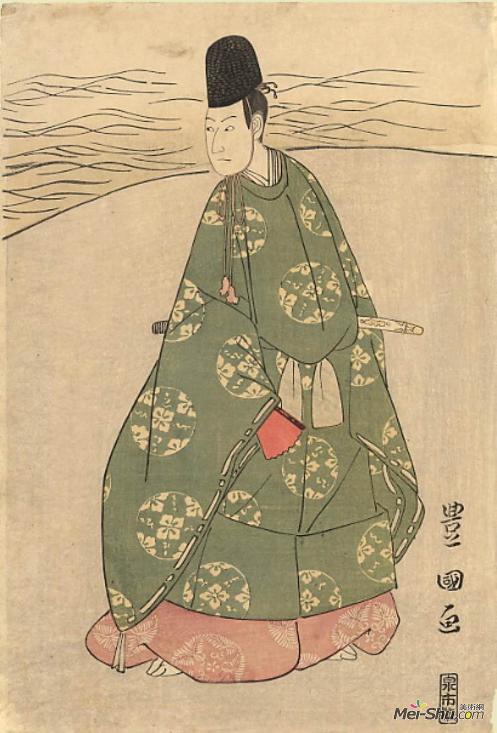 歌川丰国(Utagawa Toyokuni)高清作品《平安庭院》