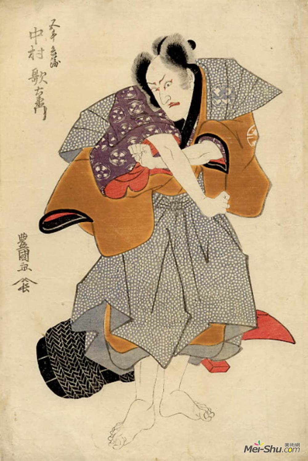 《中村优泰》歌川丰国(utagawa toyokuni)高清作品欣赏