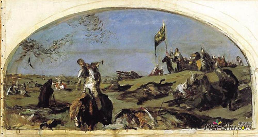 瓦伦丁·谢罗夫(Valentin Serov)高清作品《库里科沃战役后》