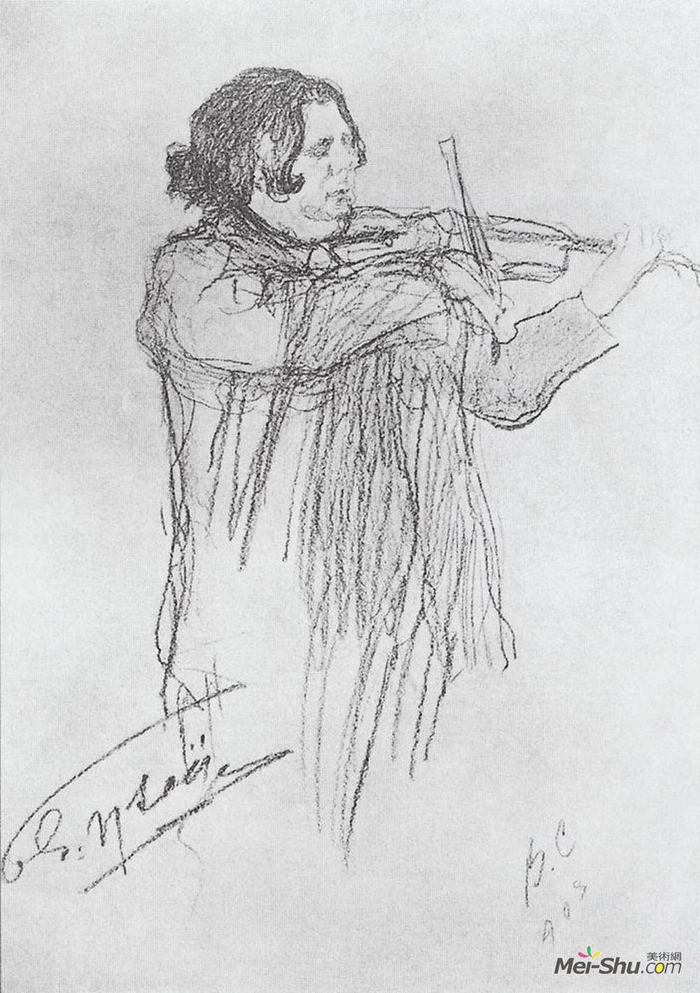 瓦伦丁·谢罗夫(Valentin Serov)高清作品《易沙意》