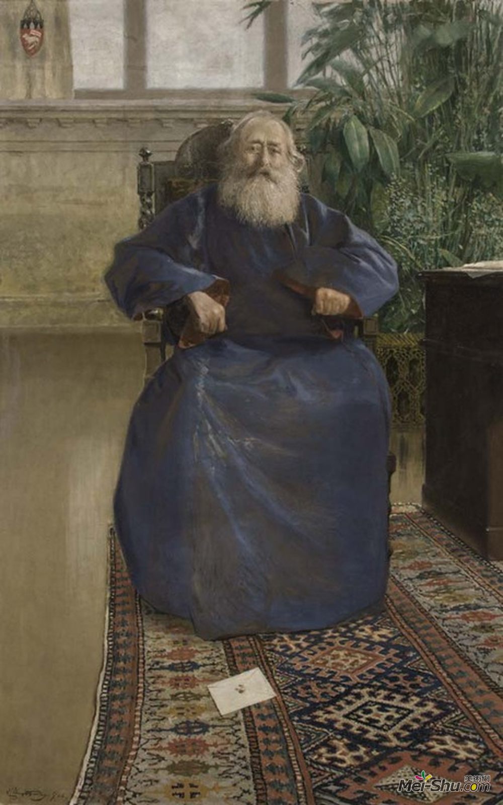 瓦尔德格斯·苏伦尼扬茨(Vardges Sureniants)高清作品《Portrait of Mkrtich Khrimyan》