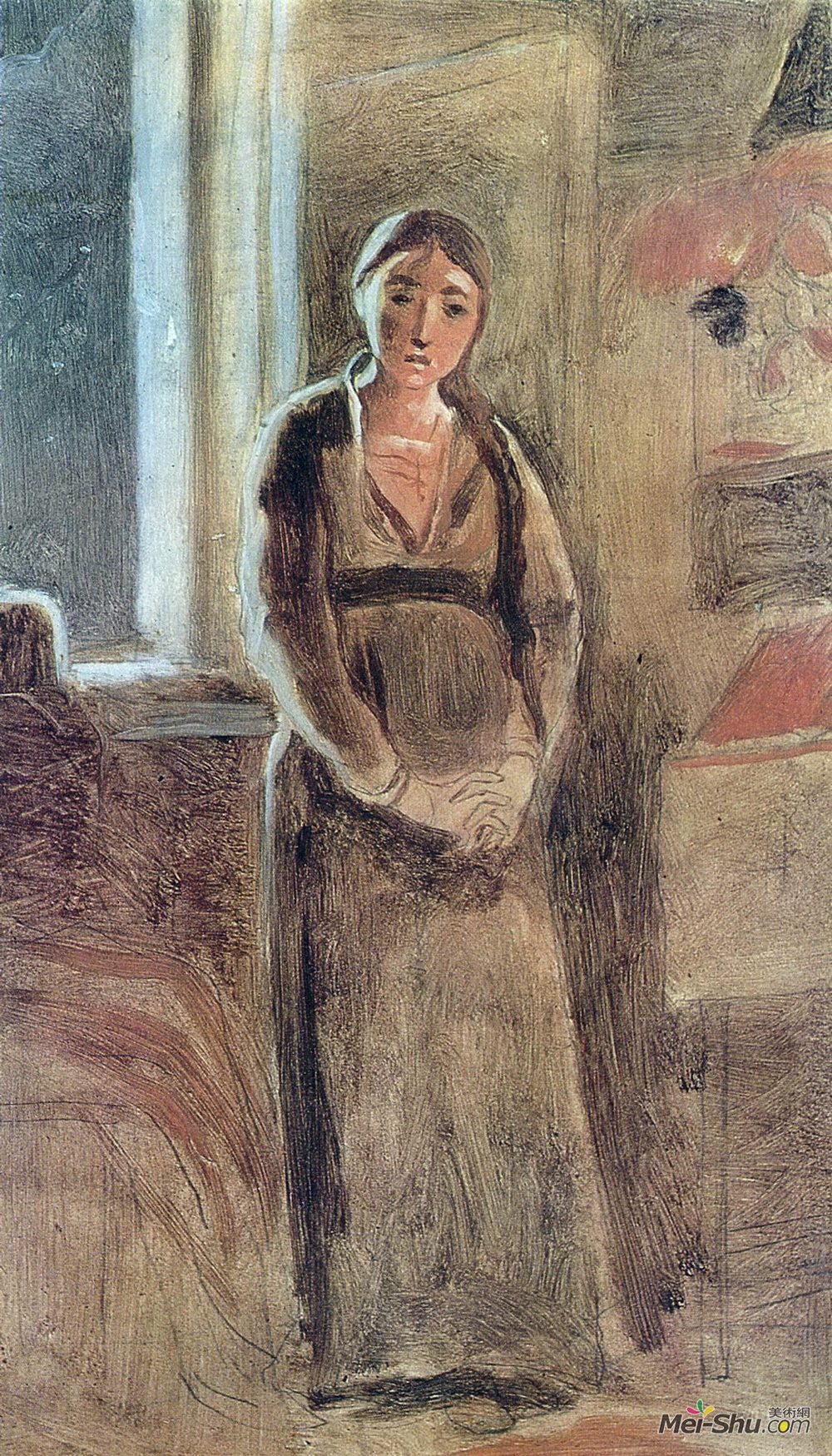 瓦西里佩洛夫(Vasily Perov)高清作品《宣誓前》