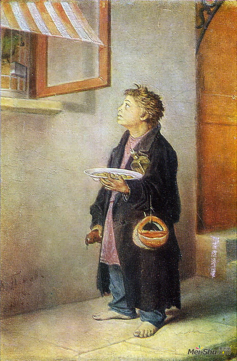 瓦西里佩洛夫(Vasily Perov)高清作品《男工匠》