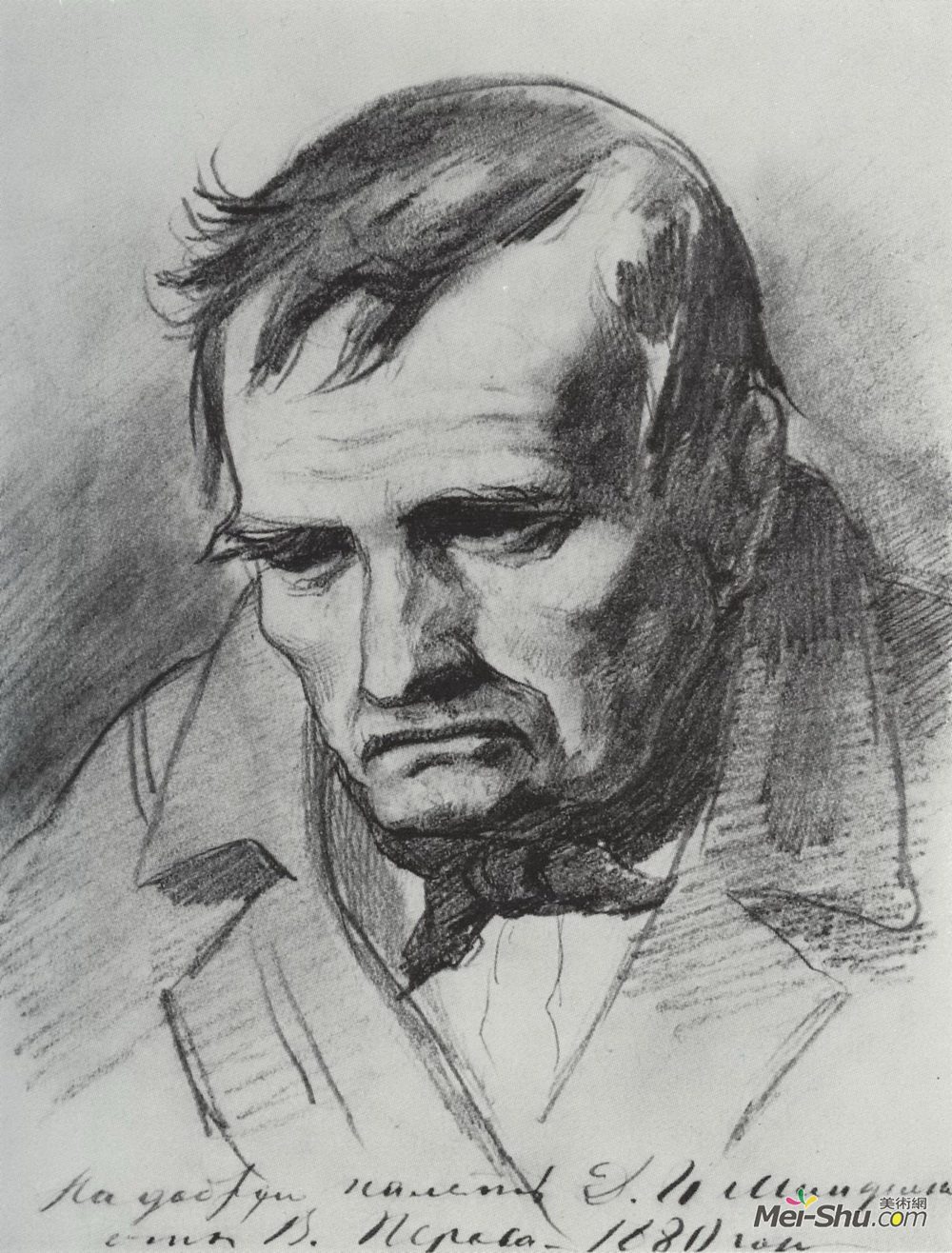 瓦西里佩洛夫(Vasily Perov)高清作品《伤心的父亲》