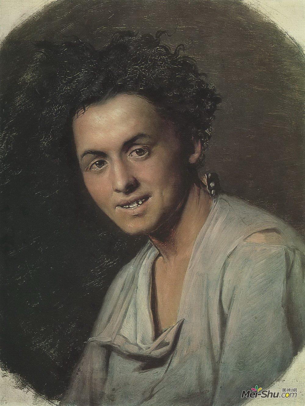 瓦西里佩洛夫(Vasily Perov)高清作品《小十七（贝克）》