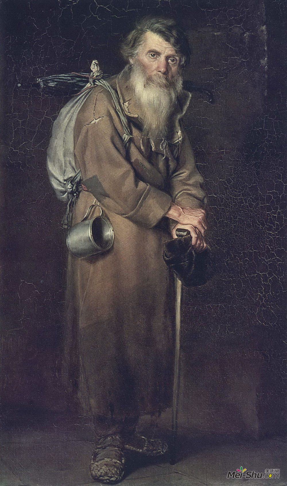 瓦西里佩洛夫(Vasily Perov)高清作品《流浪者》