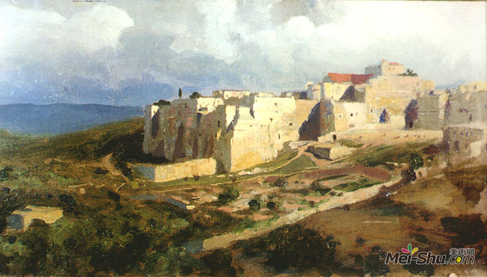 瓦西里波列诺夫(Vasily Polenov)高清作品《伯利恒》