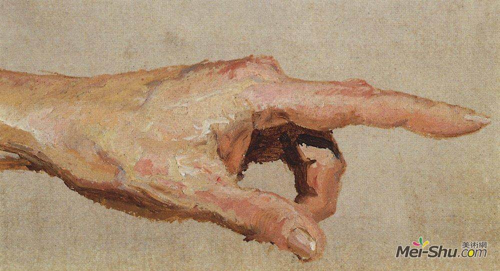 瓦西里波列诺夫(Vasily Polenov)高清作品《左手食指》