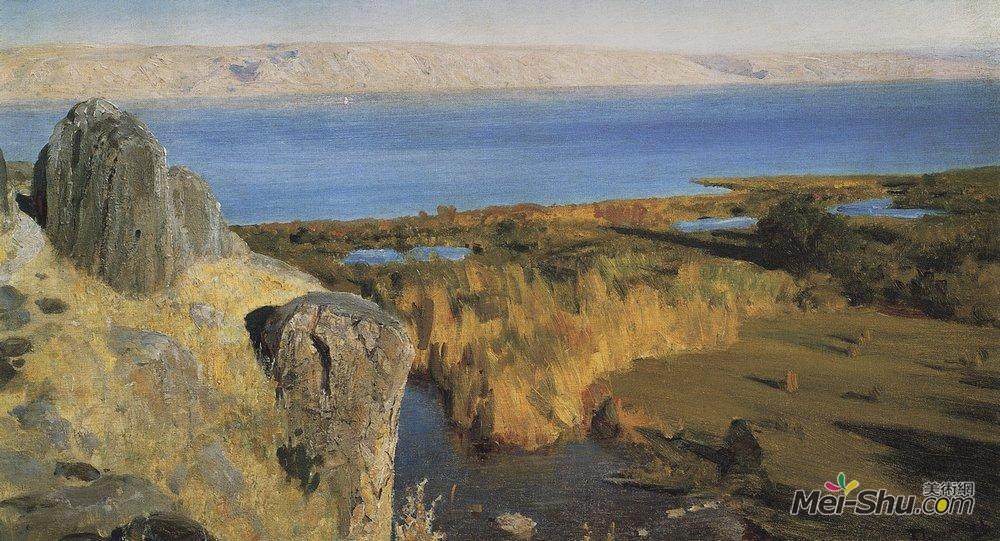 瓦西里波列诺夫(Vasily Polenov)高清作品《加利利海》