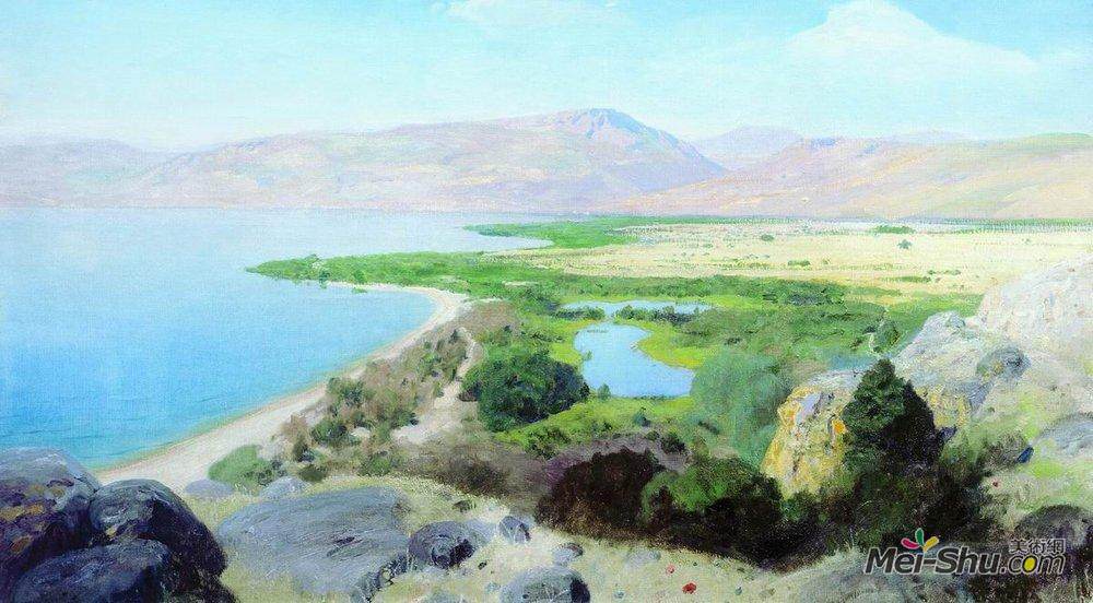 瓦西里波列诺夫(Vasily Polenov)高清作品《加利利海》