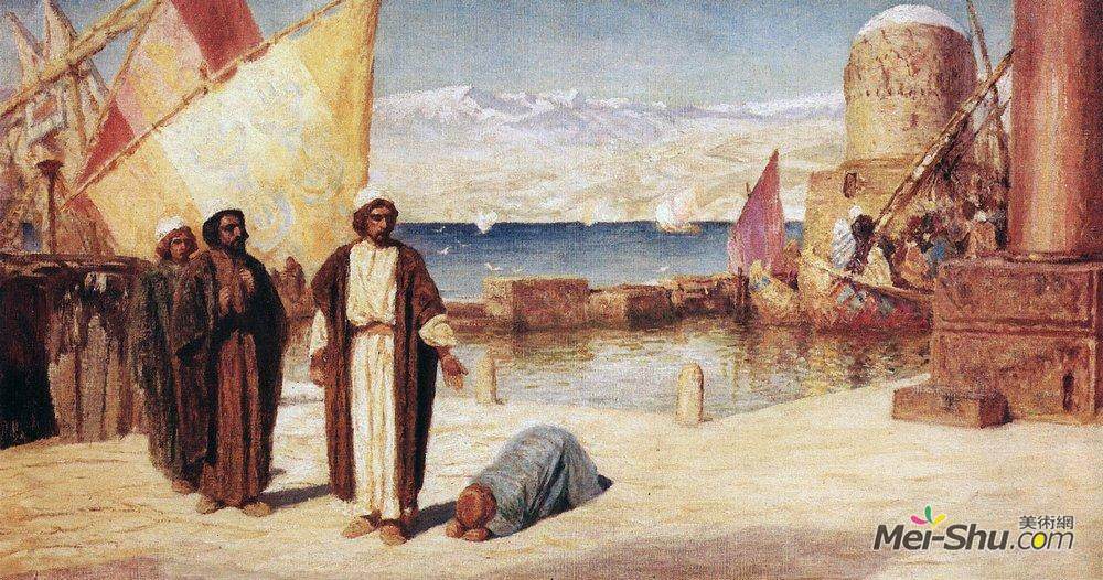 瓦西里波列诺夫(Vasily Polenov)高清作品《轮胎的极限》