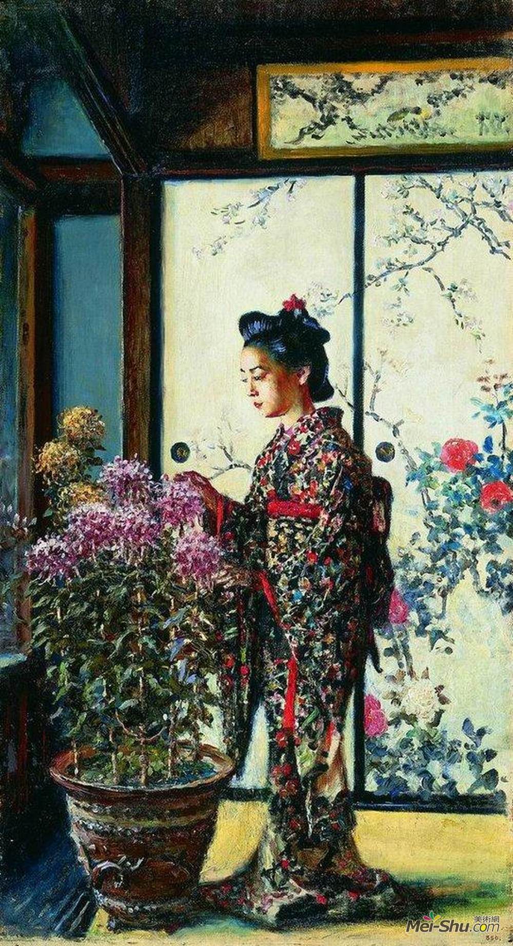瓦西里·维列什查金(Vasily Vereshchagin)高清作品《日本人》