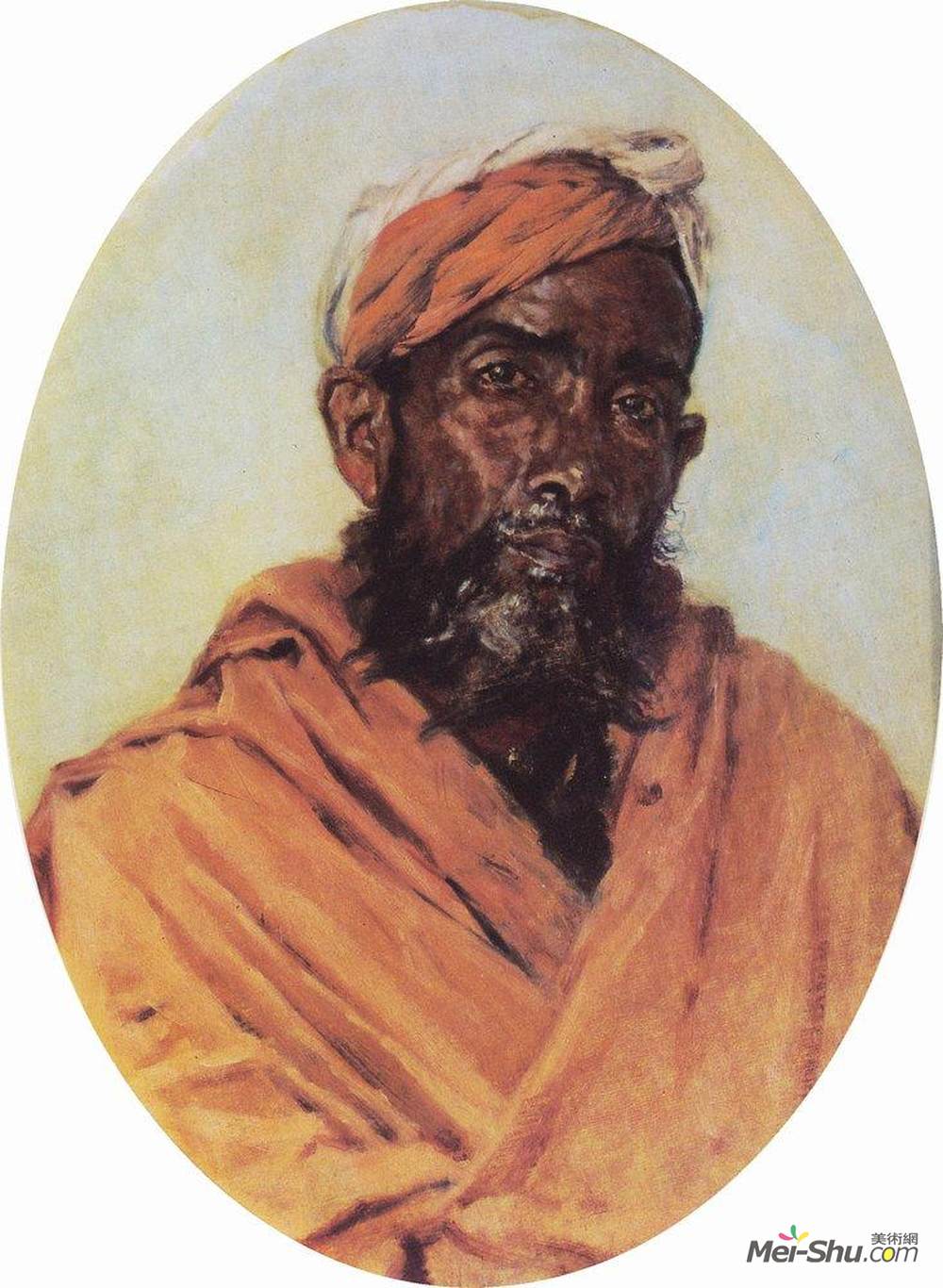 瓦西里·维列什查金(Vasily Vereshchagin)高清作品《穆斯林仆人》