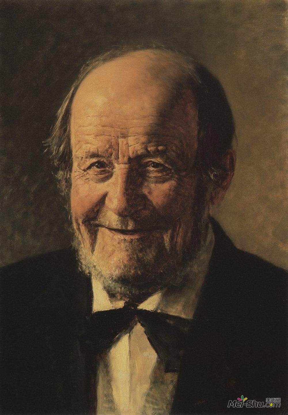 瓦西里·维列什查金(Vasily Vereshchagin)高清作品《退休管家》