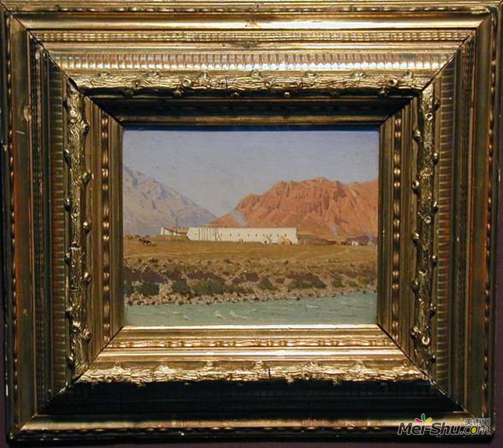 瓦西里·维列什查金(Vasily Vereshchagin)高清作品《在天山（天山）附近加强纳伦》