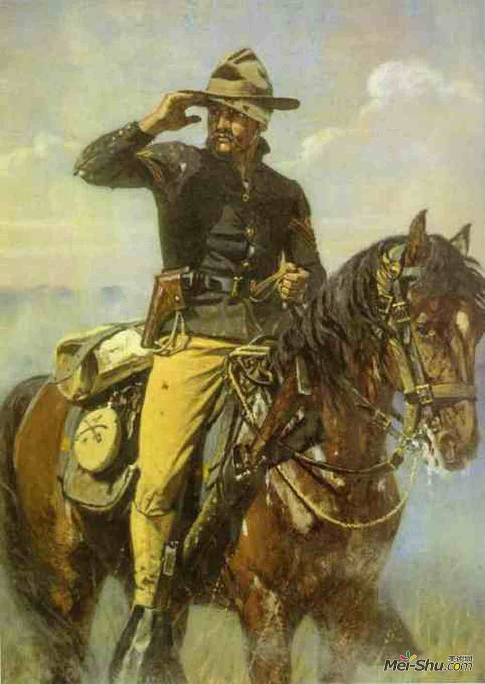 瓦西里·维列什查金(Vasily Vereshchagin)高清作品《受伤的》