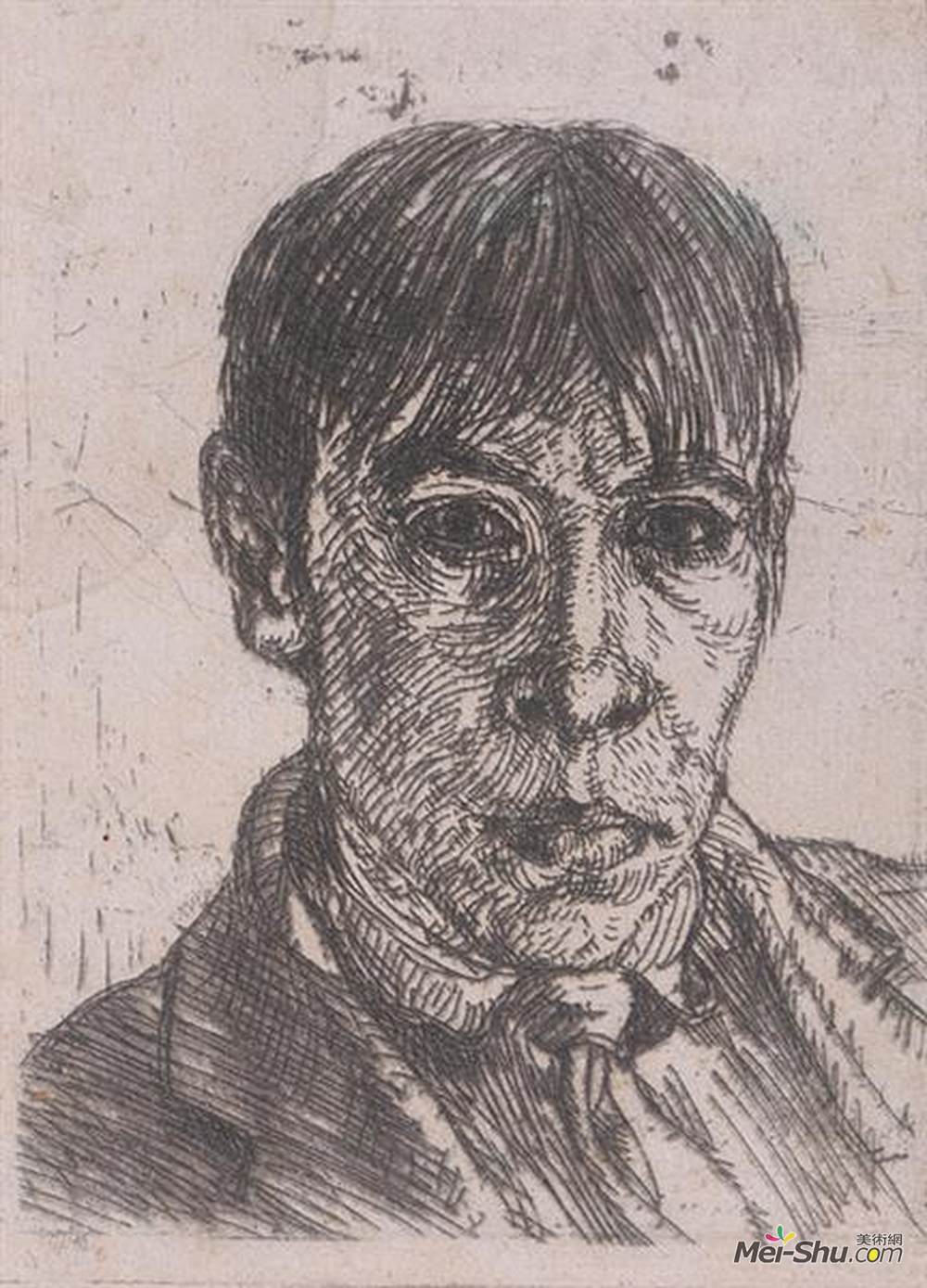 瓦西尔耶尔洛夫(Vasyl Yermylov)高清作品《自画像》