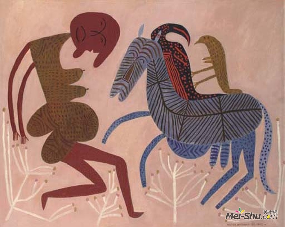 维克多·布罗纳(Victor Brauner)高清作品《神话的奥秘》