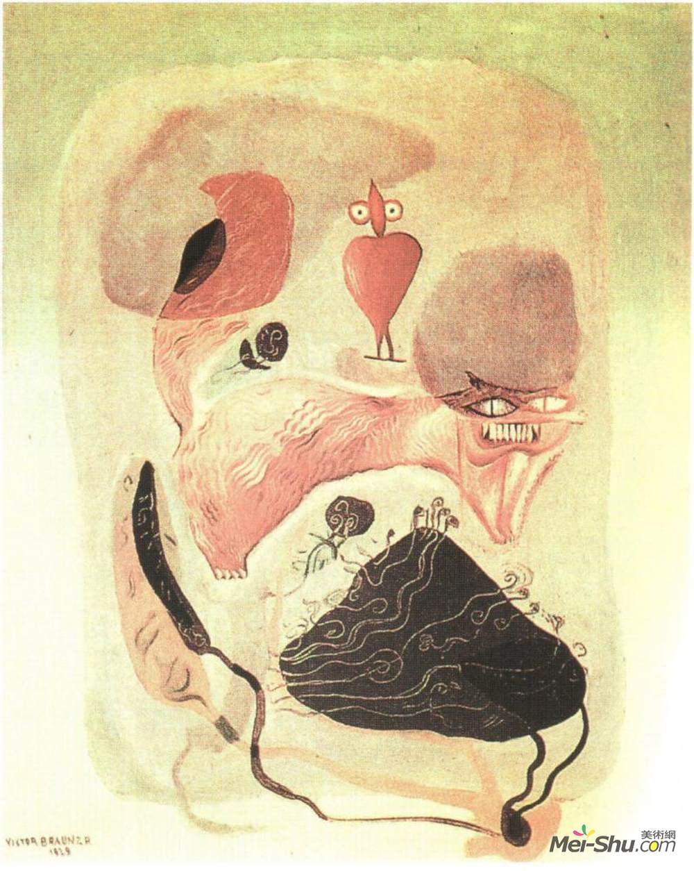 维克多·布罗纳(Victor Brauner)高清作品《动植物》