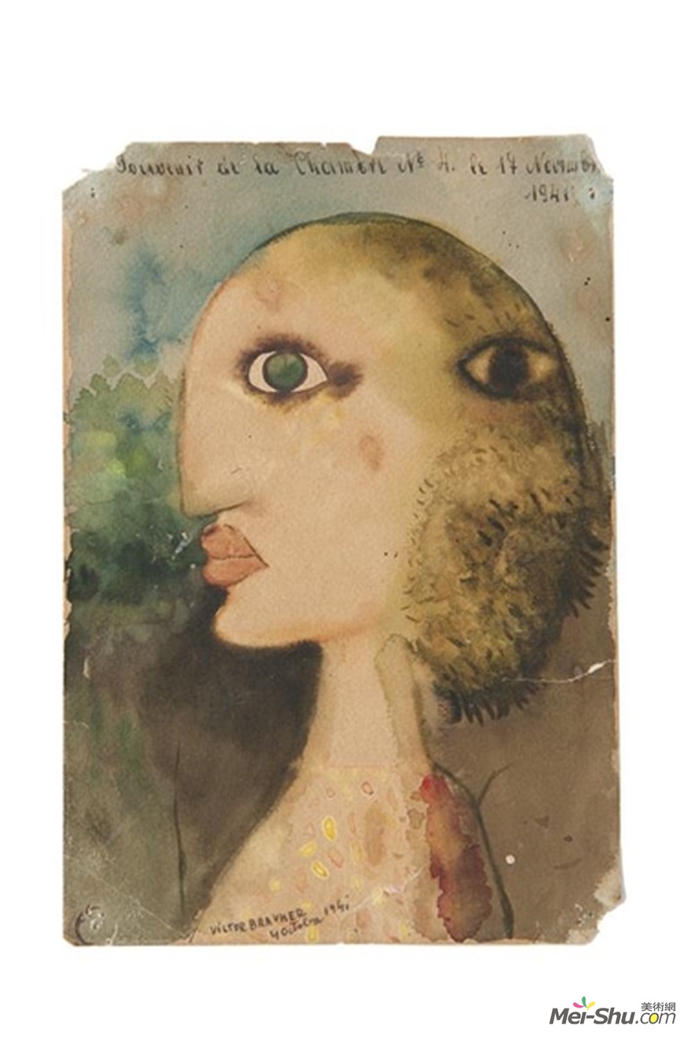 维克多·布罗纳(Victor Brauner)高清作品《面貌》