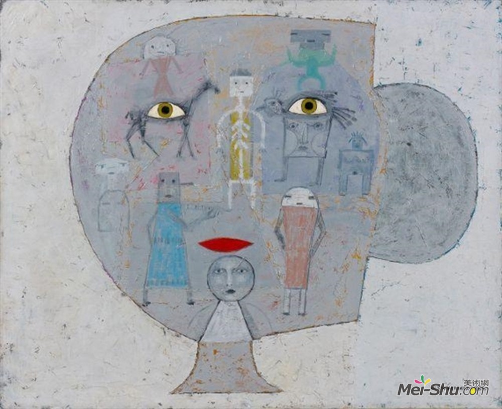 维克多·布罗纳(Victor Brauner)高清作品《我喜欢与amp?tre重建》