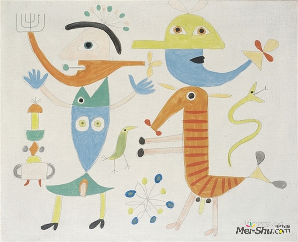 维克多·布罗纳(Victor Brauner)高清作品《生态修复》