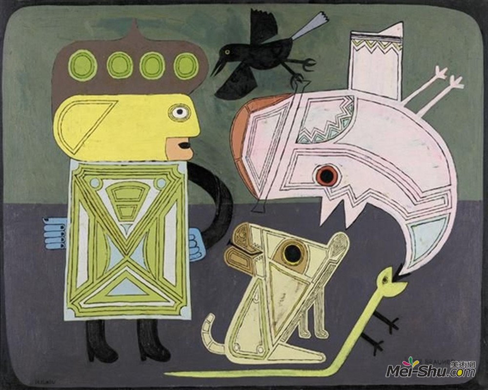 维克多·布罗纳(Victor Brauner)高清作品《伊尔朔》