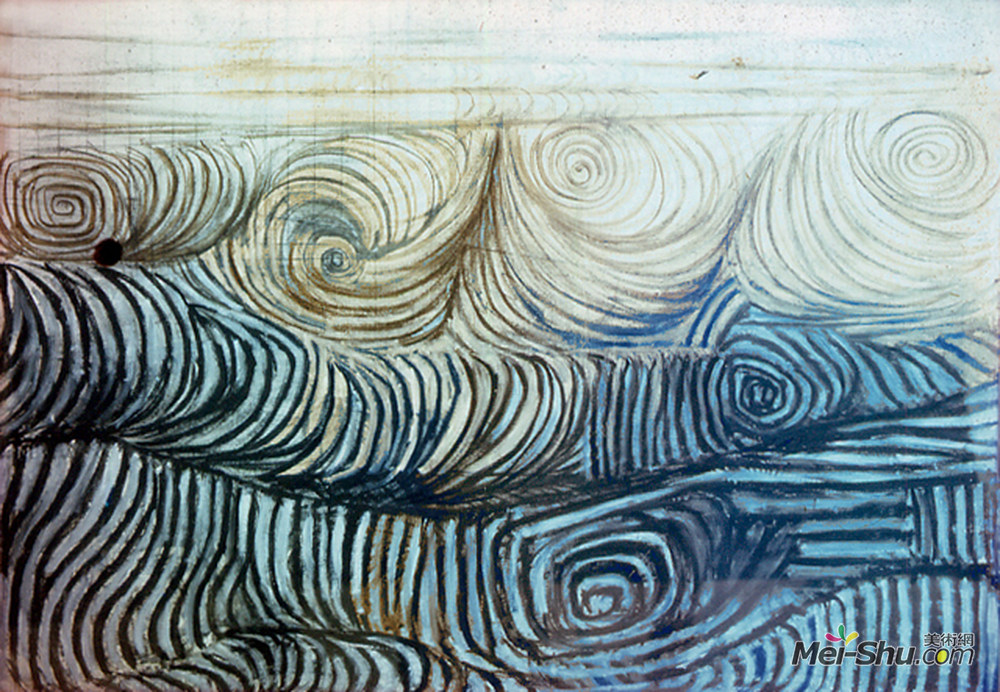 维克多帕斯莫尔(Victor Pasmore)高清作品《波浪》